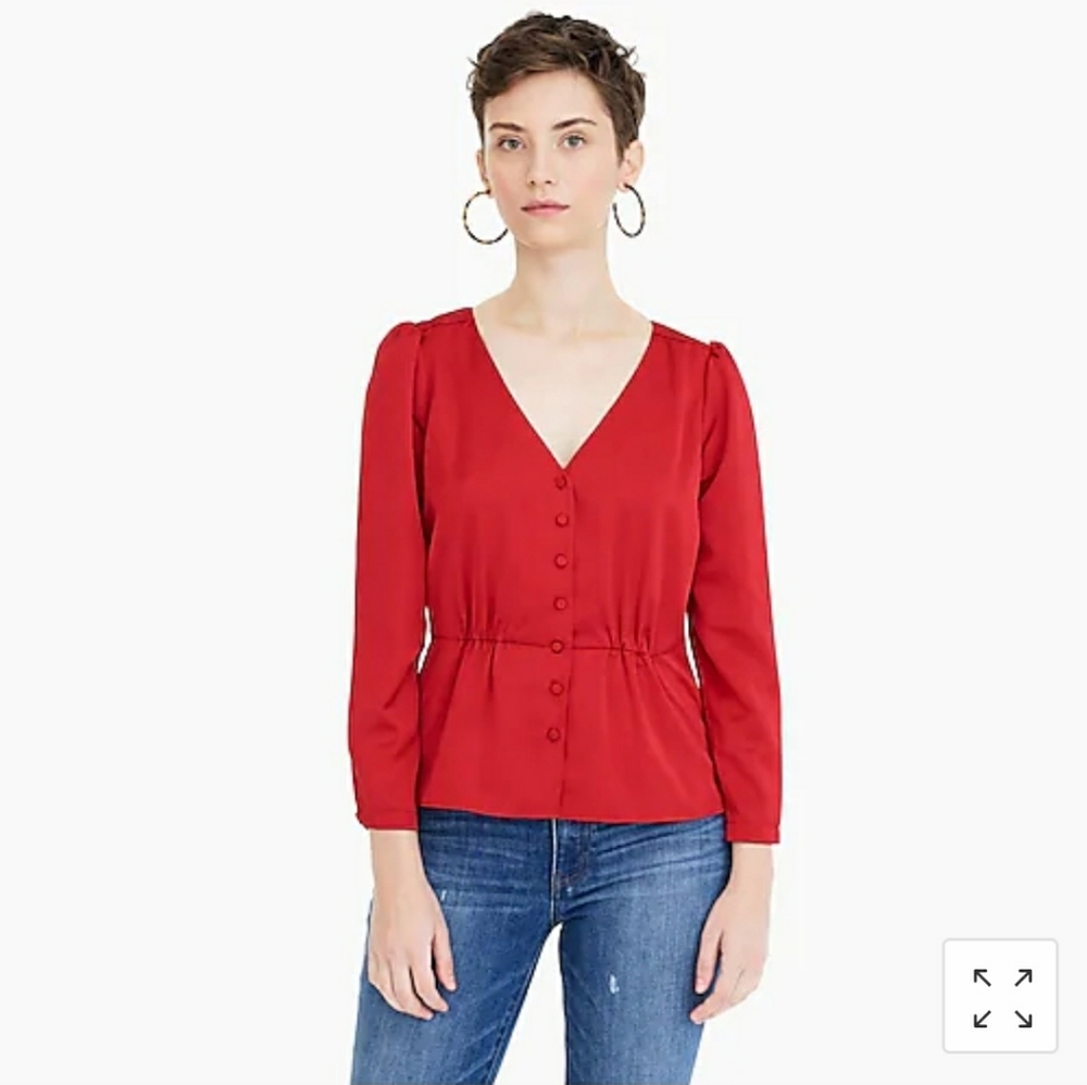 J. Crew Peplum Top